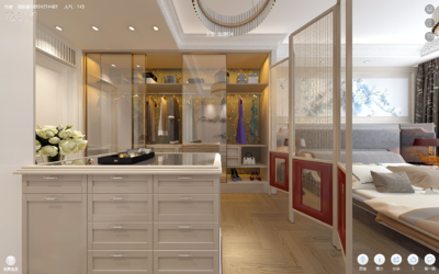 美式經(jīng)典四居住宅裝修實(shí)景賞析 綠城熙園190平空間設(shè)計解析